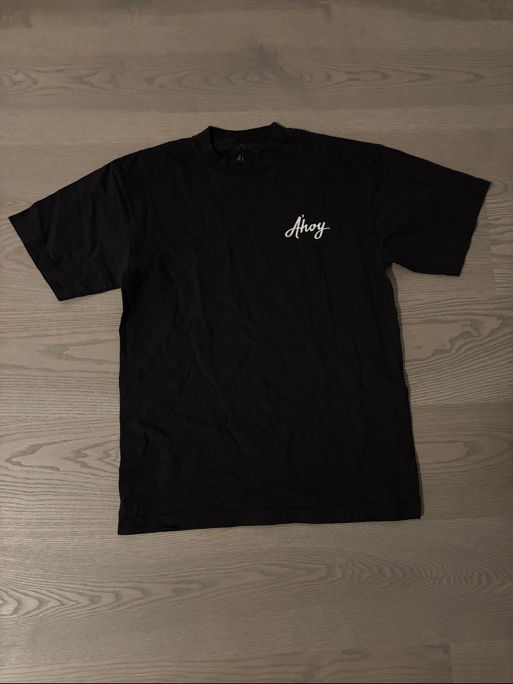 Black Short-Sleeve Crewneck T-Shirt